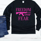 FREEDOM OVER FEAR